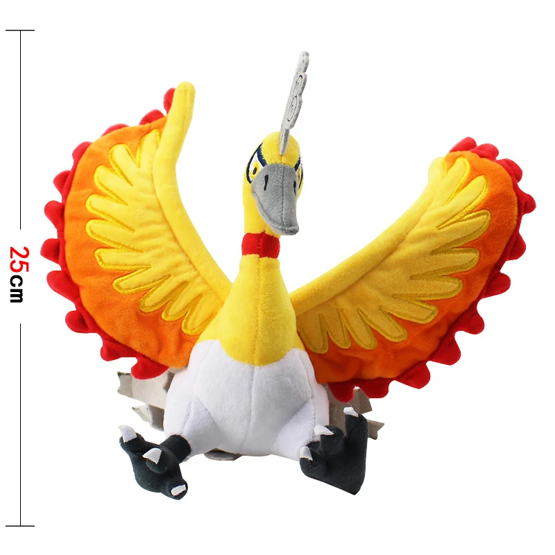 10-12 дюймов 5 стилей Zapdos& Articuno& Moltres& Ho-oh блестящие милые мягкие игрушки для детей мягкий хлопок Дети День рождения Рождество