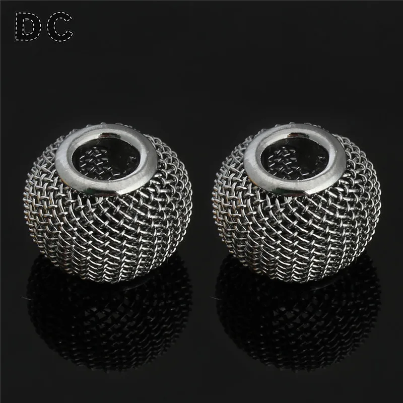 DC 10 шт./лот сетчатые металлические с большими отверстиями бусины шармы 10*12 мм