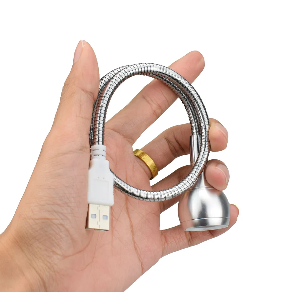 Toolour USB светодиодный светильник, лампа для чтения, лампа для ухода за глазами, светильник с гибким гусиным краем для ноутбука, ноутбука, компьютера, настольного компьютера L