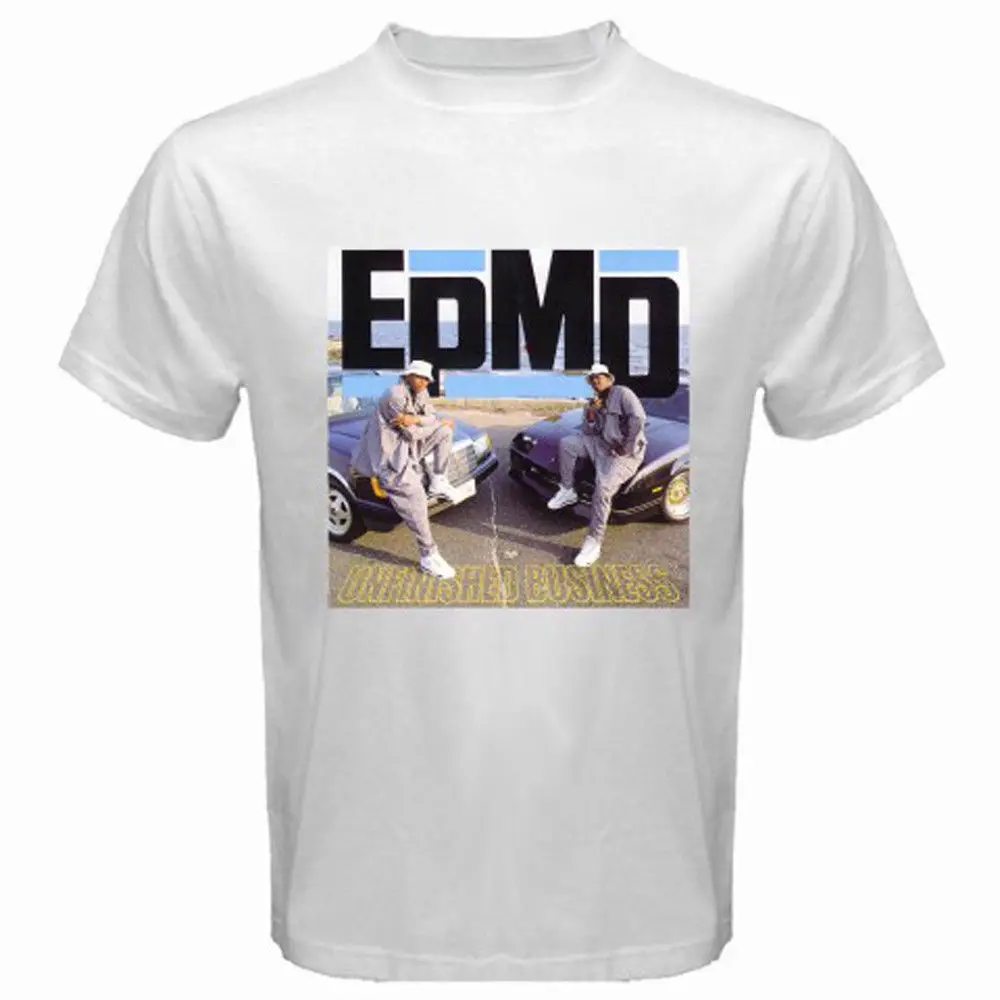 Новый EPMD незавершенной Обложка альбома для мужчин белая футболка Размеры S-3XL Ман