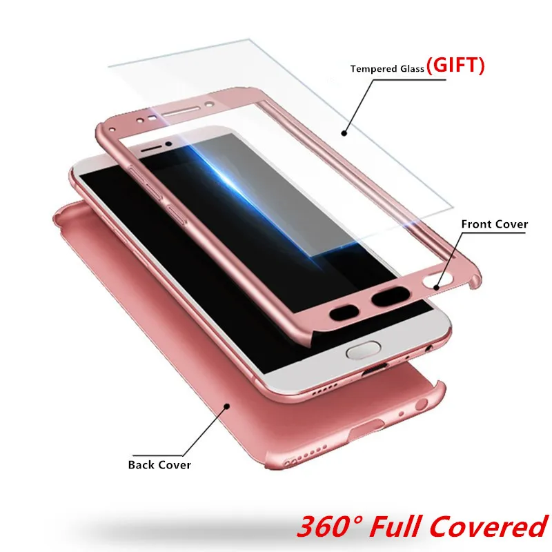 For Xiaomi Mi A2 Case 360 8 Cases Xiomi 5s Plus 6 6x 5x 9 SE Max 2 3 A1 Lite Play Pocophone F1 Cover Tempered Glass |