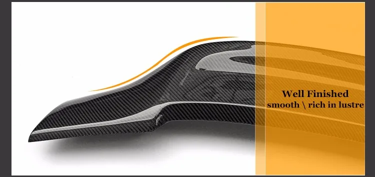 E 2-двери купе w207 c207 углеродного волокна стиль renntech задний спойлер на багажник крылья для benz 2010