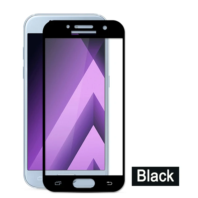 Полное покрытие из закаленного стекла для Samsung Galaxy A3 2017 Защитная пленка SM-A320 A320F |
