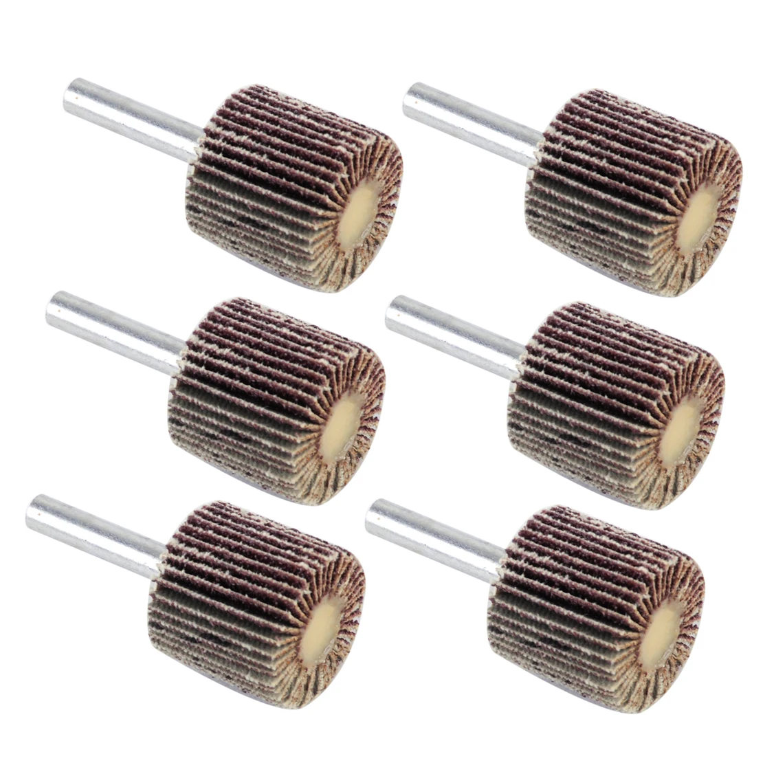 25x25x6mm LETAOSK 6 шт. 80 Грит 15/20/25 мм шлифовальный диск шлифовальный круг шлифовальный станок Замена абразивный шлифовальный станок для вращающихся инструментов Dremel мини-дрель инструмент - Цвет: 25x25x6mm
