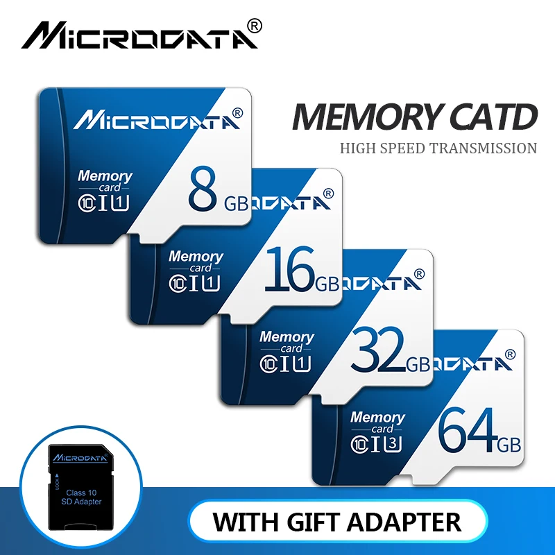 Совершенно новые высокоскоростные карты памяти класса 10 32 Гб 64 Гб micro sd карты TF карта cartao de memoria 8 Гб 16 Гб Microsd и подарок SD адаптер