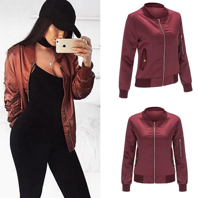 Модная женская классическая Повседневная куртка с длинным рукавом винтажная