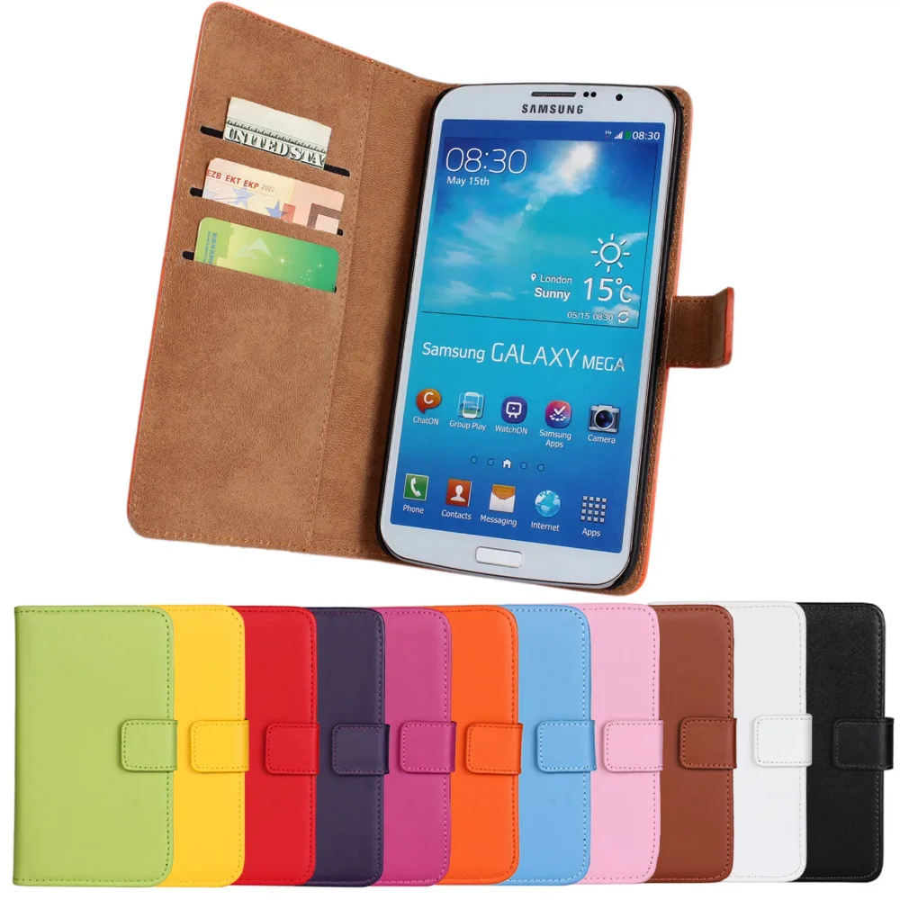 Чехол для Samsung GALAXY Mega 6 3 i9200 кожаный флип чехол GT чехлы мобильных телефонов