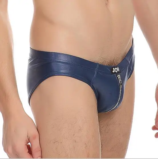 2017 новые модные JQK бренд низкой талией мужские сексуальные искусственная кожа
