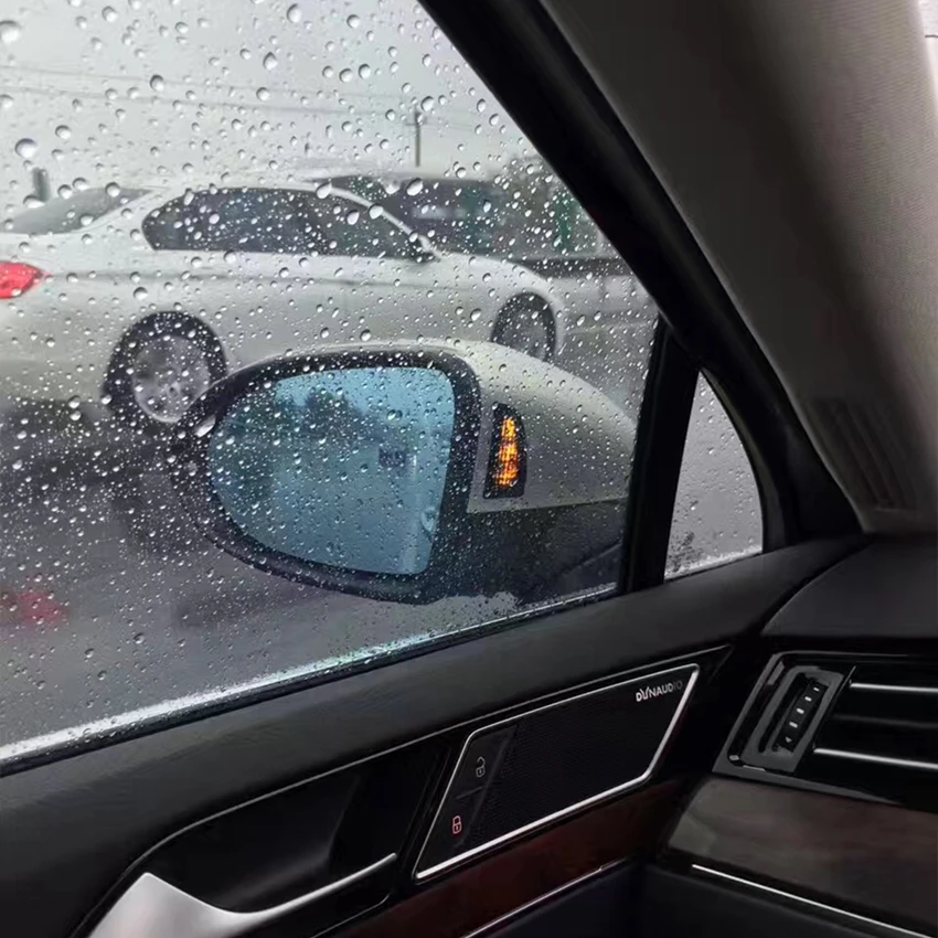 Глянцевый черный грунтовка для VW ЕВРО Passat B8 Зеркало заднего вида в виде ракушки перестройка в другой ряд assist отверстие+ светло-3G0 857 537 J 3G0 857 538 J