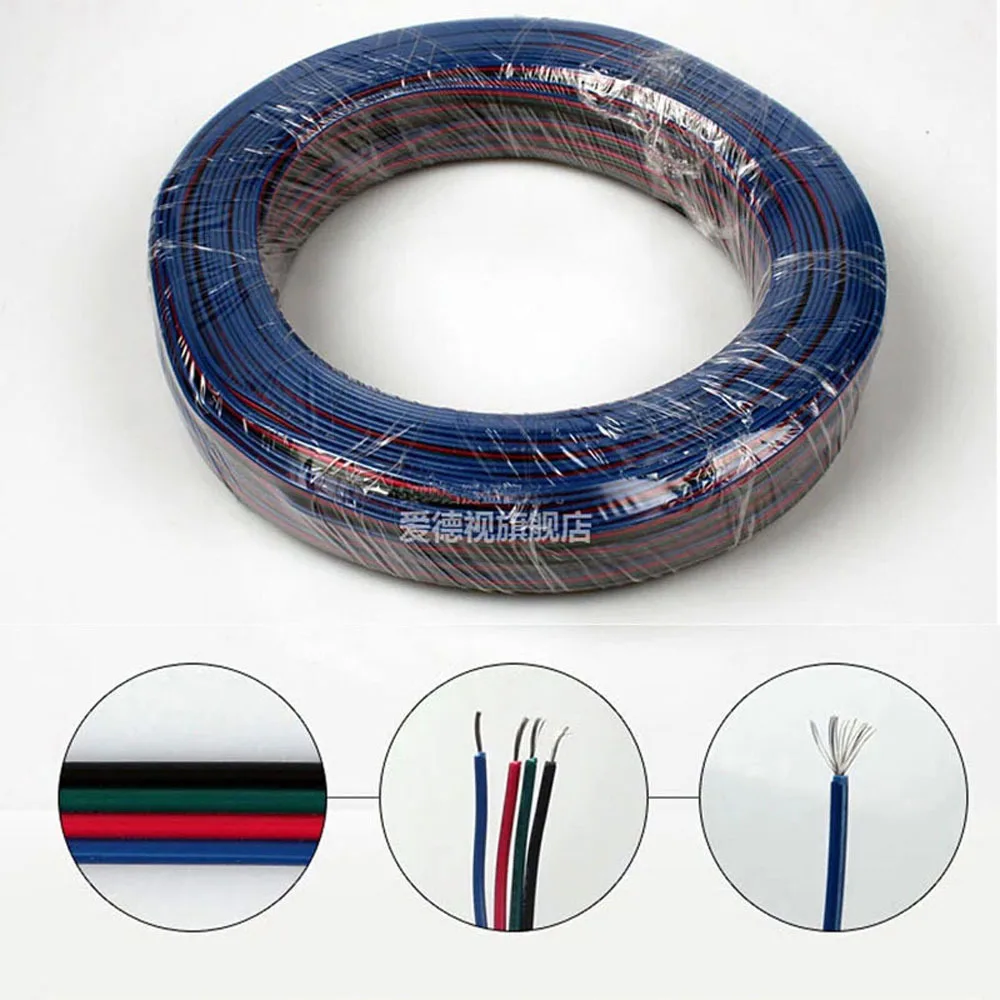 Rgb-светодиодная лента соединительный кабель 3pin 4pin 5pin удлинитель для RGB rgbw Ws2801 Ws2812b