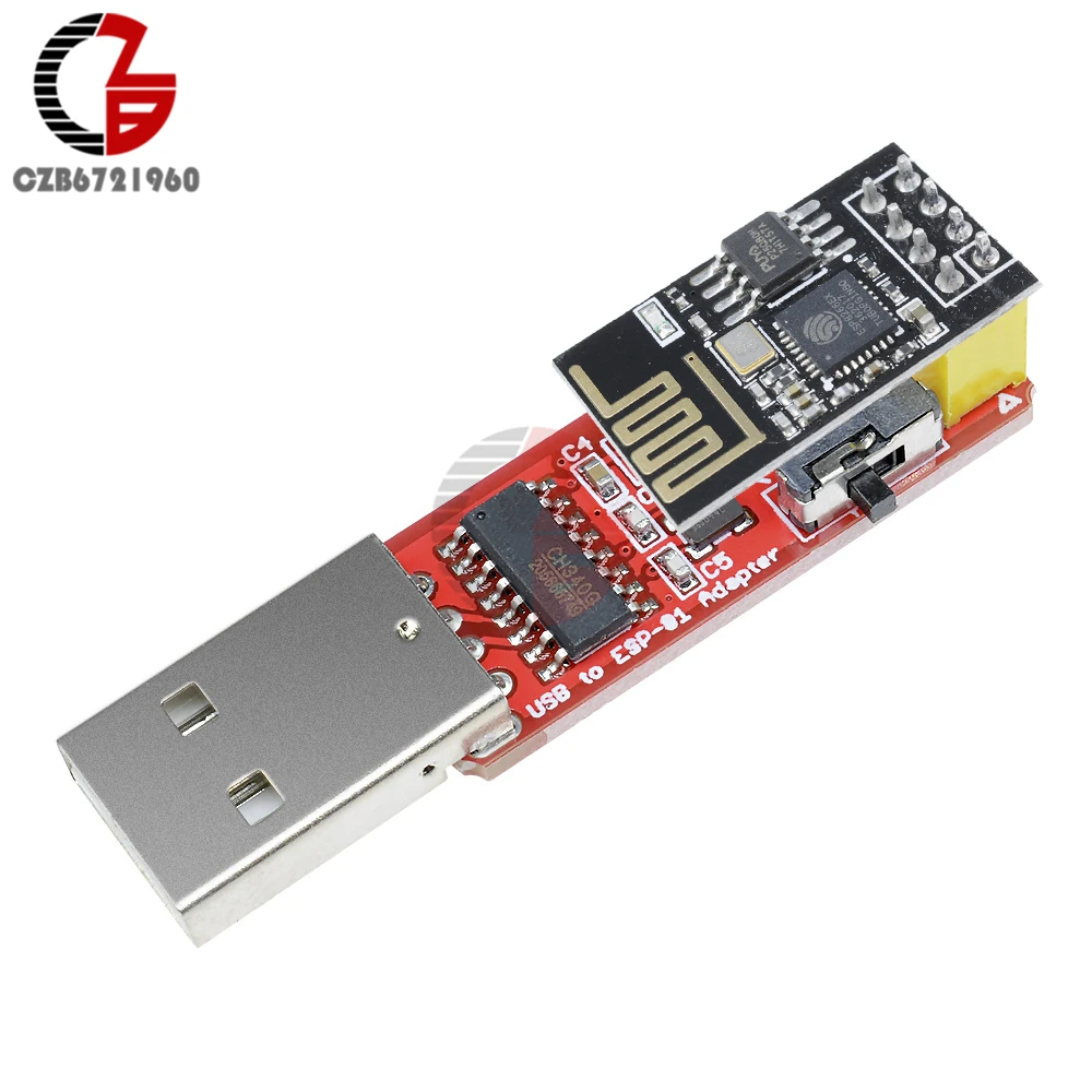 CH340 USB к ESP8266 серия адаптер для беспроводного Wi Fi плата разработки ESP01 ESP01S
