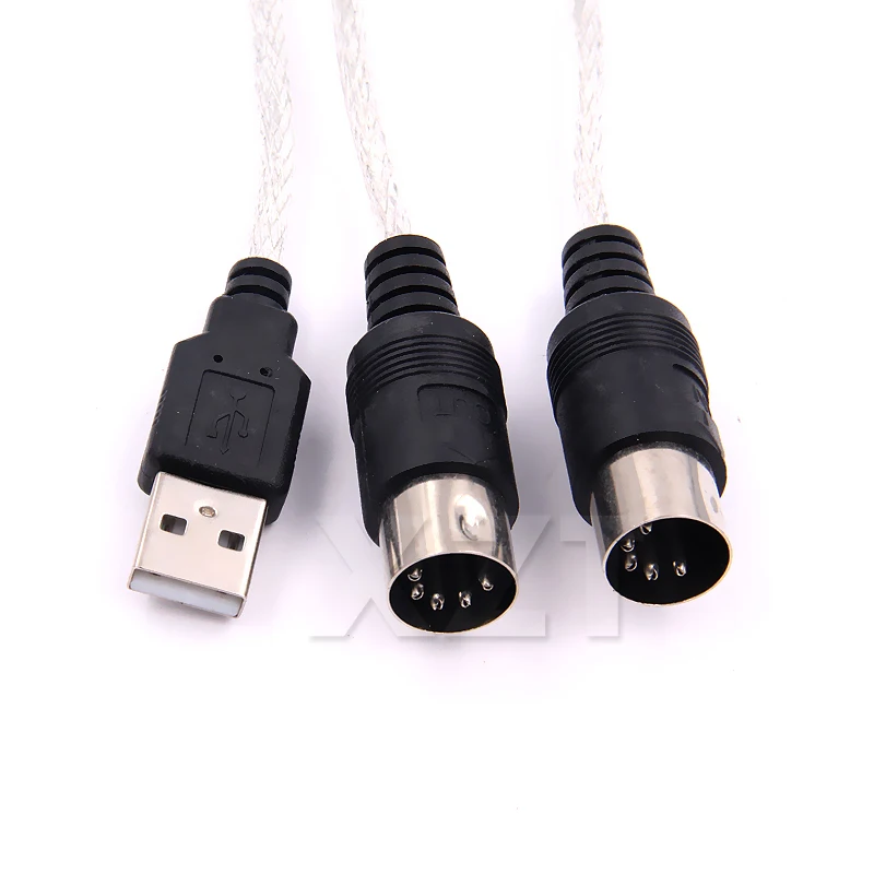 1 шт. оригинальный 2 метровый кабель MIDI с интерфейсом USB и шнуром линейный
