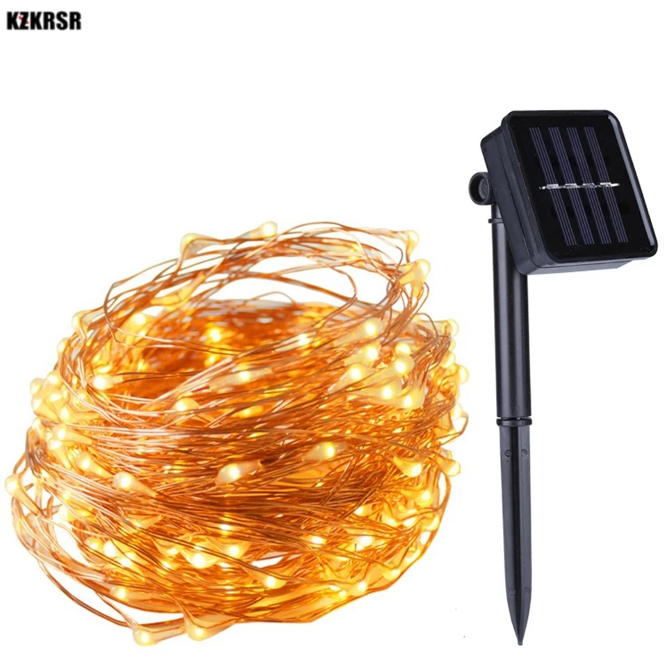

Waterproof 10M 20M Solar LED string light Solar Powered Fairy Light For Holiday Christmas Yard Garland Garden Outdoor Decoration
