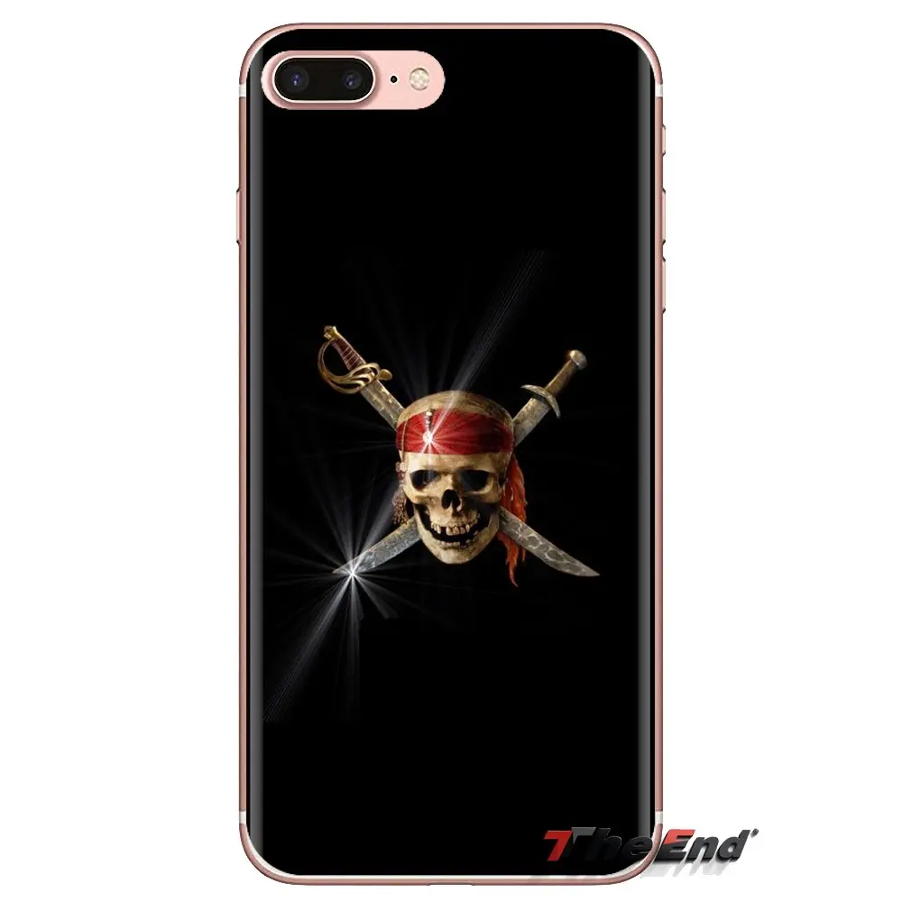 For Huawei G7 G8 P7 P8 P9 P10 P20 P30 Lite Mini Pro P Smart Plus 2017 2018 2019 TPU Skin Case pirates of the caribbean skull Art |