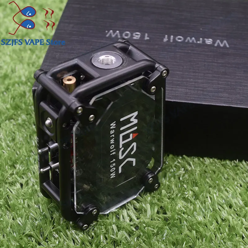 Электронная сигарета Warwolf 150 Вт боксмод в комплекте вейп с QP KALI RDA Fatality атомайзер