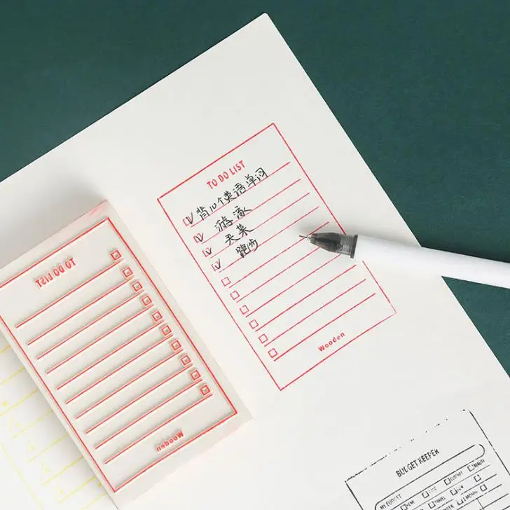 1 шт. винтажный ежедневный Еженедельный Ежемесячный план времени бюджет