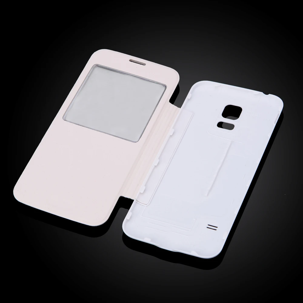 Чехол с аккумулятором для Samsung Galaxy S5 mini S5mini G800 роскошный модный откидной окошком |