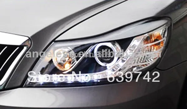 Для Skoda Octavia светодиодная фара с ангельскими глазками фотолампой 2010-2013 года LDV1 |