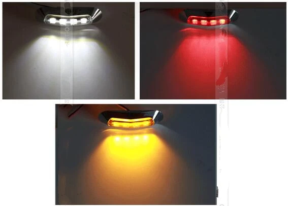 Верхняя звезда 4 светодиода боковые габаритные огни для грузовика аварийные