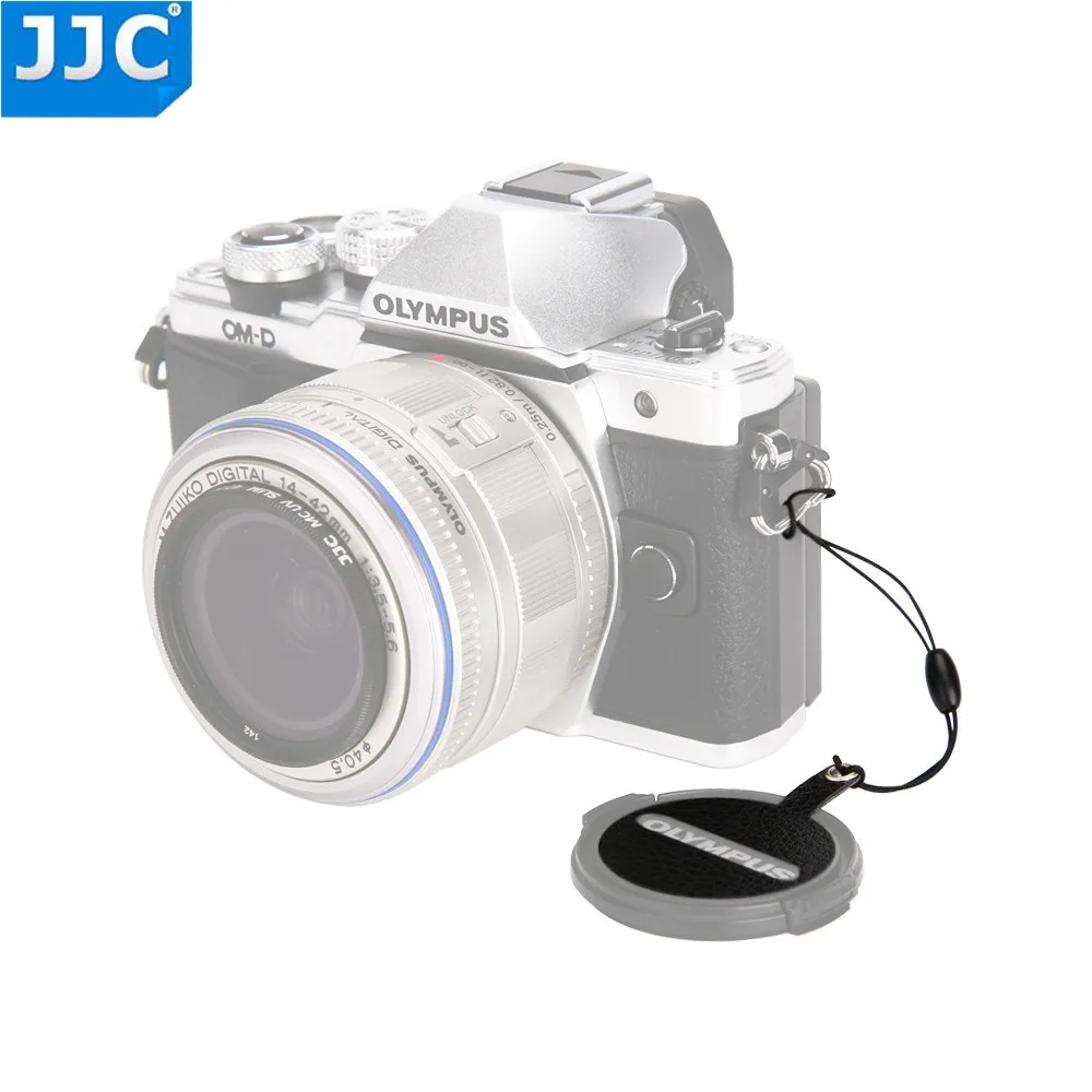 JJC Крышка для объектива из натуральной кожи держатель фотовспышки Olympus |