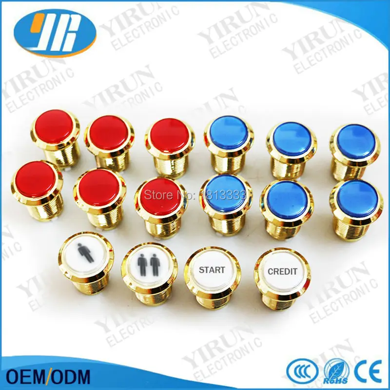 USB аркадный контроллер джойстик аркадная usb клавиатура кодировщик светящийся