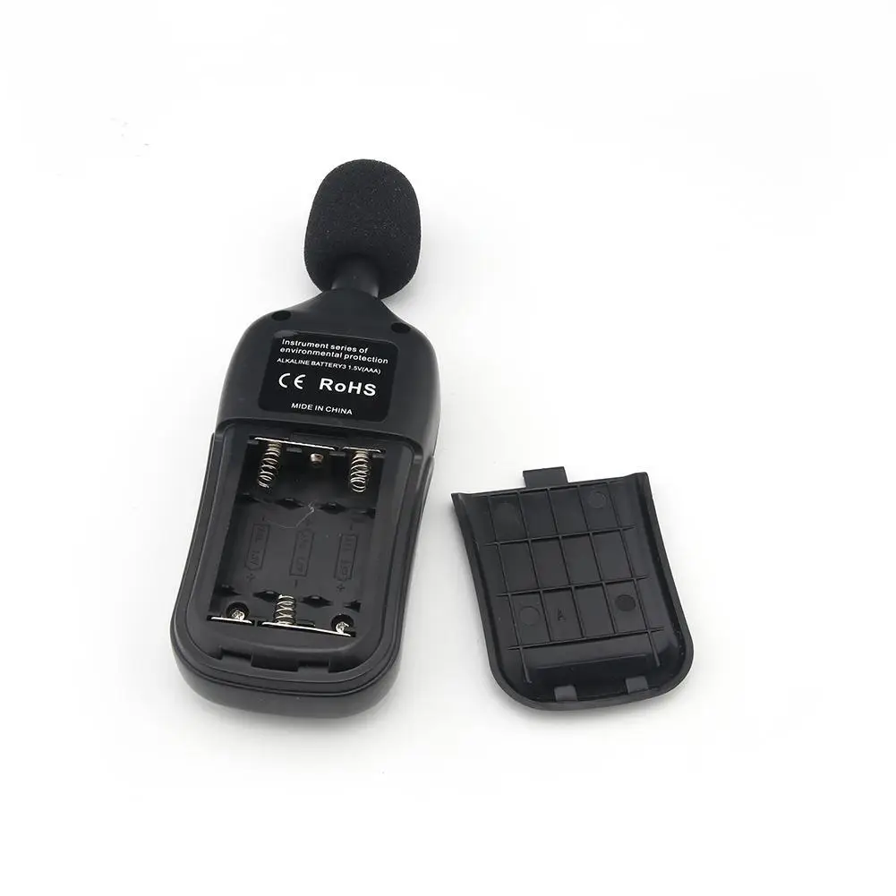 Цифровой Мини Измеритель шума уровня звука децибел Тестер 35 135dB ЖК дисплей