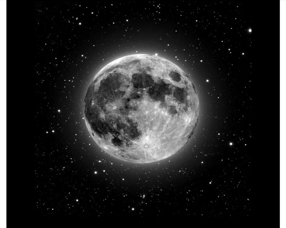 Пользовательские 3d потолочные обои с изображением неба черно белые Звездные