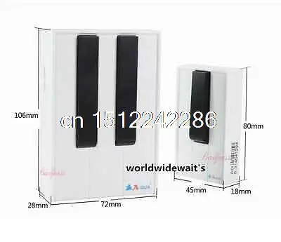 Новый беспроводной дверной звонок пианино 1 пульт дистанционного управления