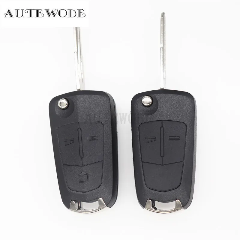 Оригинальный складной чехол AUTEWODE для Opel Antara AMPERA key Chevrolet Epica 2 3 BNTS пустой корпус