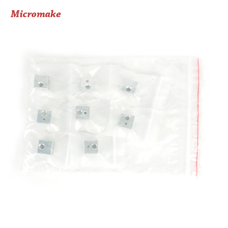 Micromake 3D-принтеры Запчасти 1 шт. алюминиевые нагревательные Блок 16*16*12 мм