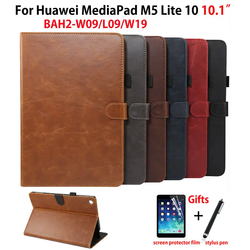 Роскошный чехол для Huawei MediaPad M5 lite 10 BAH2 L09/W09/W19 1 дюйма планшета искусственная кожа
