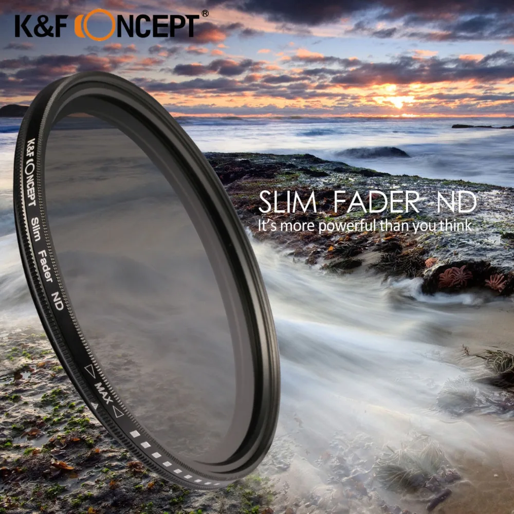 K &amp F CONCEPT фильтр объектива камеры ND 40 5 мм тонкая Регулируемая фотокамера для Canon 5D