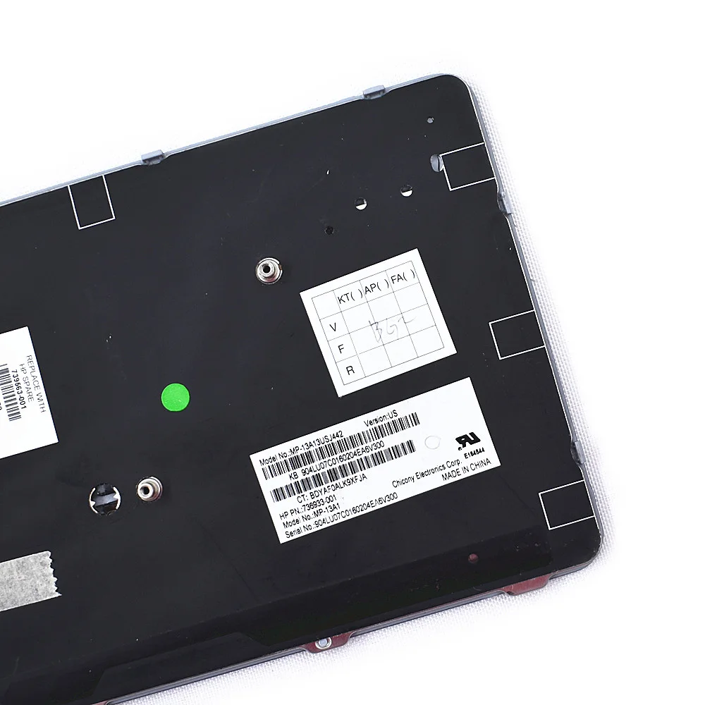 Клавиатура для ноутбука H P Elitebook Folio 1040 G1 / G2 с серебристой рамкой и