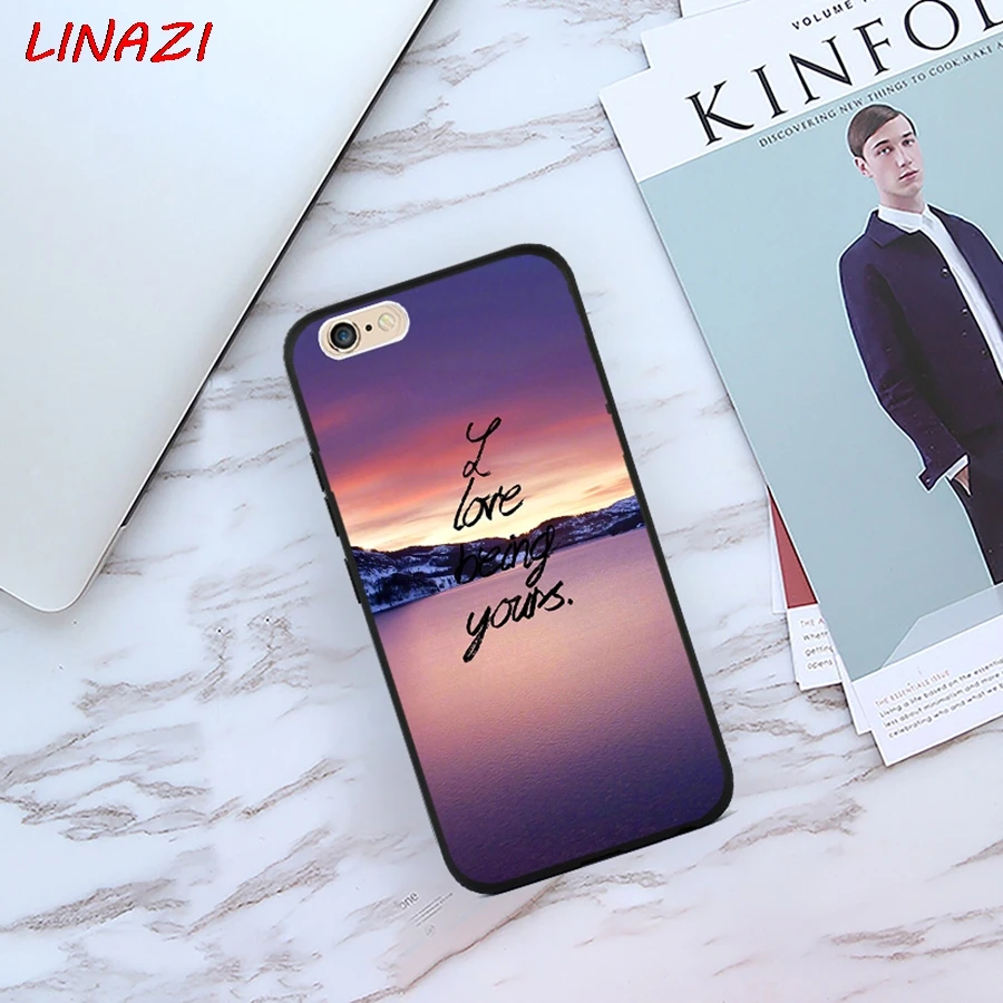 Linazi модные Природа Пейзаж Pattern ТПУ телефона чехол для iPhone 6 S 7 8 плюс 5S 5 SE X 10