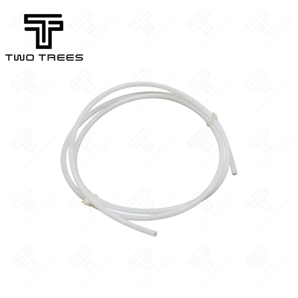 1 м PTFE труба ID 2 мм OD 4 мм прозрачная ptfe труба J-head hotend RepRap росток Боуден горло экструдера для 1,75 мм нити 3d V5 V6