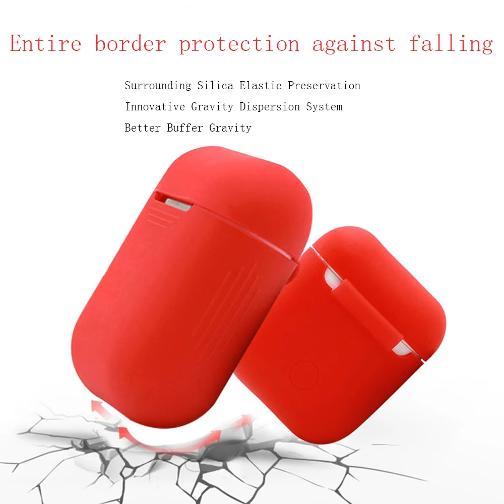 TPU Silicone Bluetooth Wireless Earphone Case Protective Cover Skin Accessories for Earphones Charging Box with Hooks i14 tws |