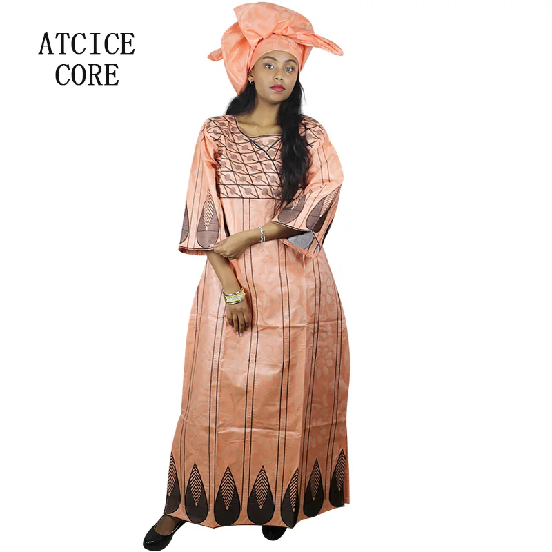 Африканские платья из 100% хлопка для женщин новая мода Дашики Африканский Базен