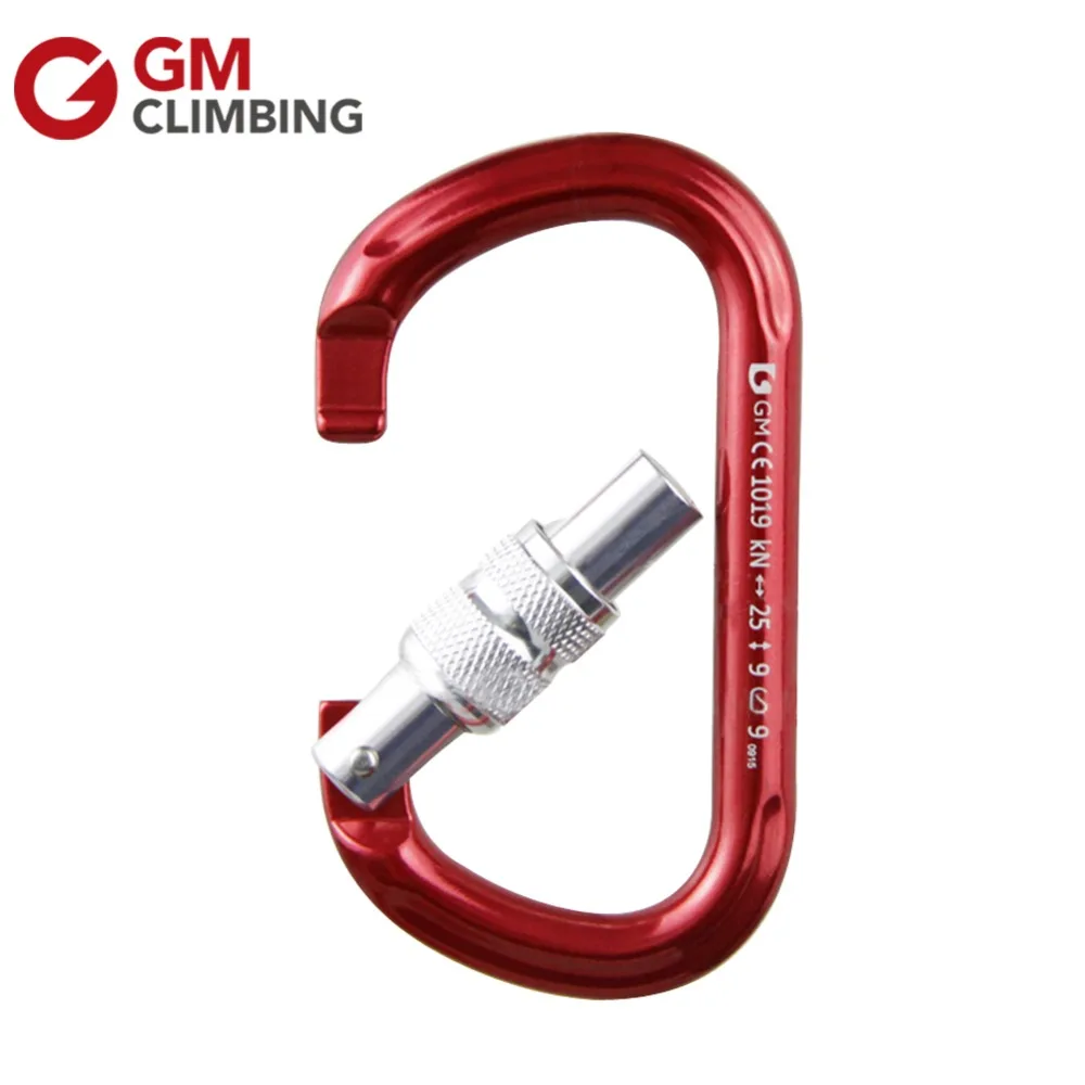 GM альпинистского снаряжения 11 мм оплетка веревки с 32kN спасения шкив 25kN овальный