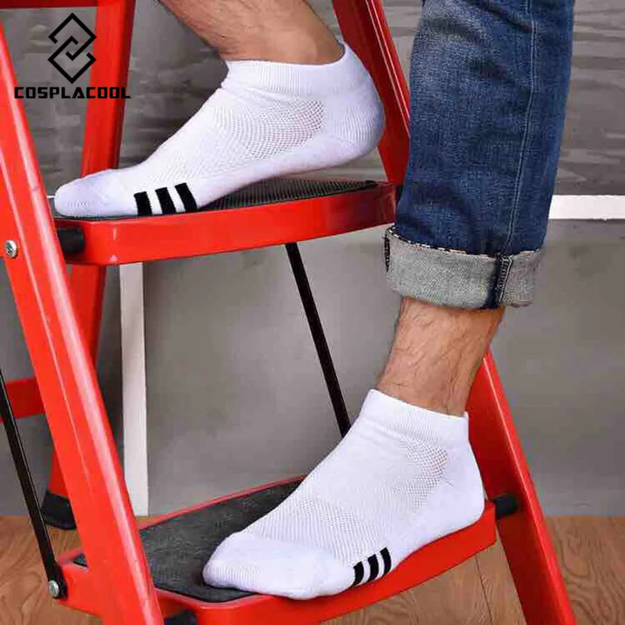 Модные удобные носки COSPLACOOL четыре сезона сетчатые мужские хлопковые с
