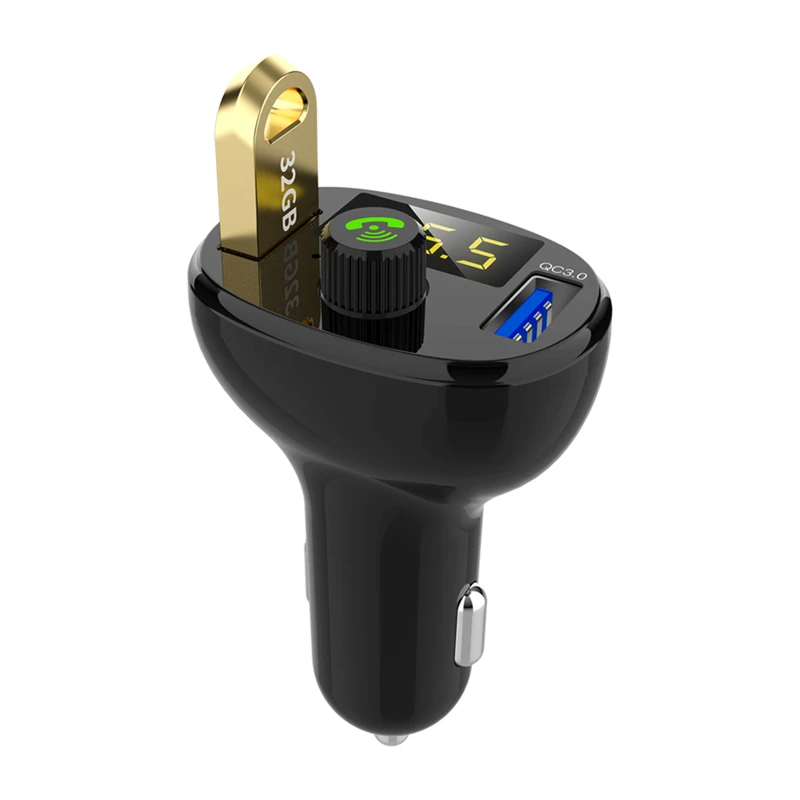 BT23 Bluetooth MP3 плеер fm-передатчик QC3.0 автомобильное зарядное устройство двойной USB