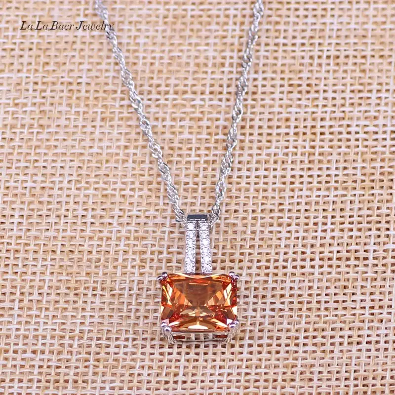 L & B сюрприз Ювелирные наборы серебряный цвет свадебные ювелирные изделия желтый