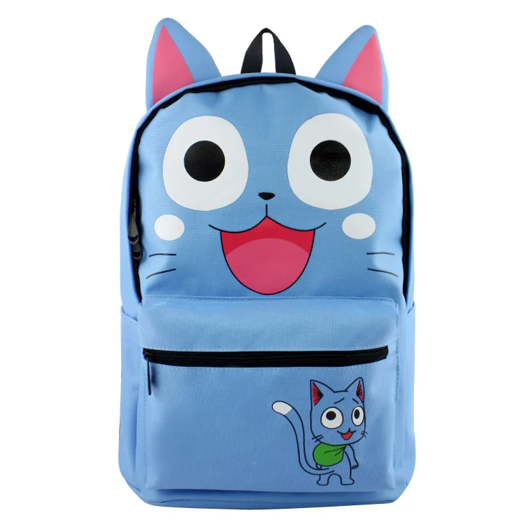 Высококачественный холщовый Одноцветный рюкзак для ноутбука с хвостом Феи из