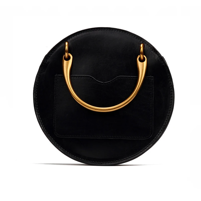 Кожаная женская сумка осенняя и зимняя новая ручная из воловьей кожи с резным