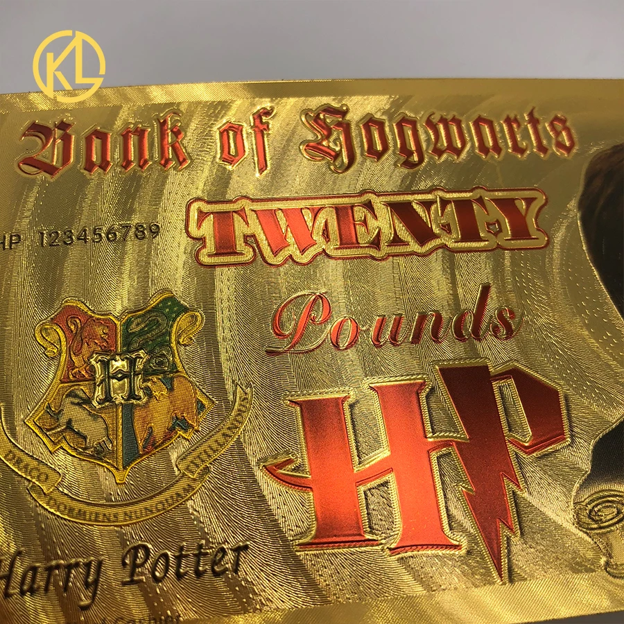 HOT 10pcs/lot Classic Memory souvenir collection of Magician 24K gold Banknotes for game playing with COA and envelope
