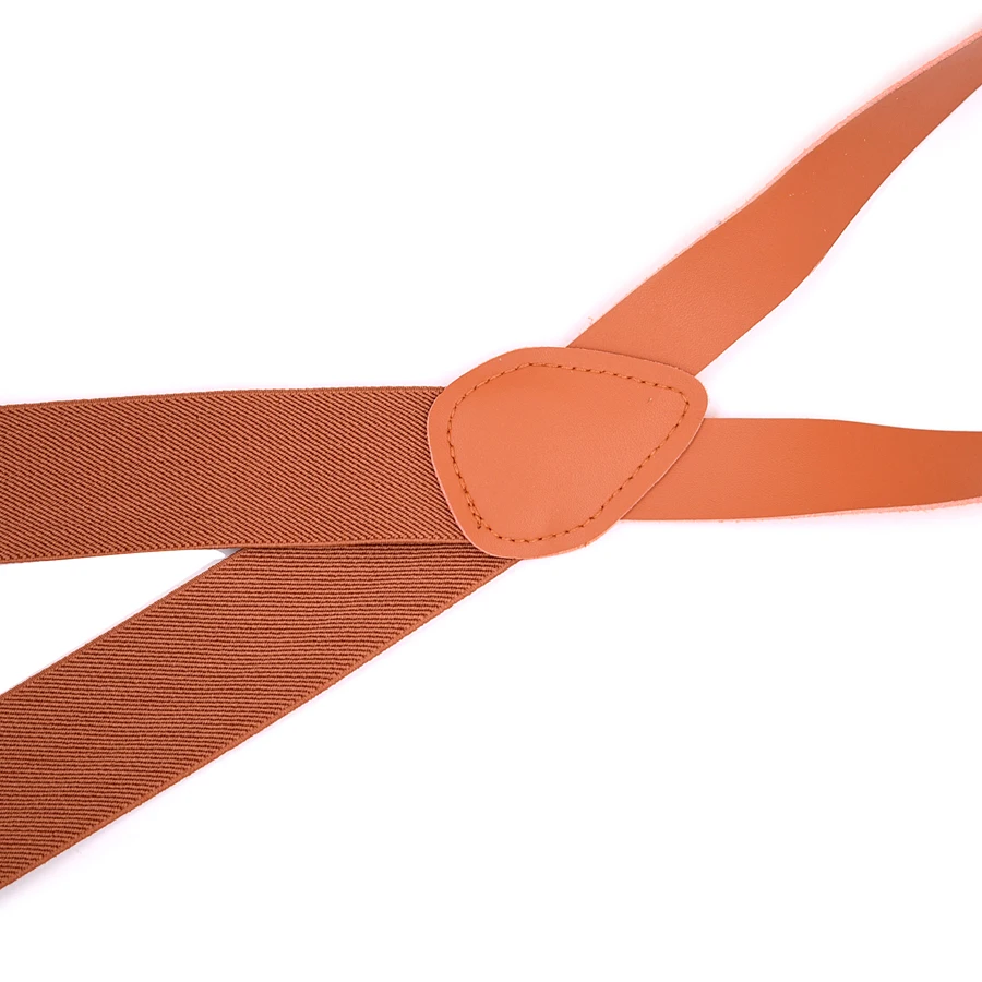 Кожаные подтяжки 4 зажимы подтяжек X style эластичный ремешок Взрослые Подтяжки