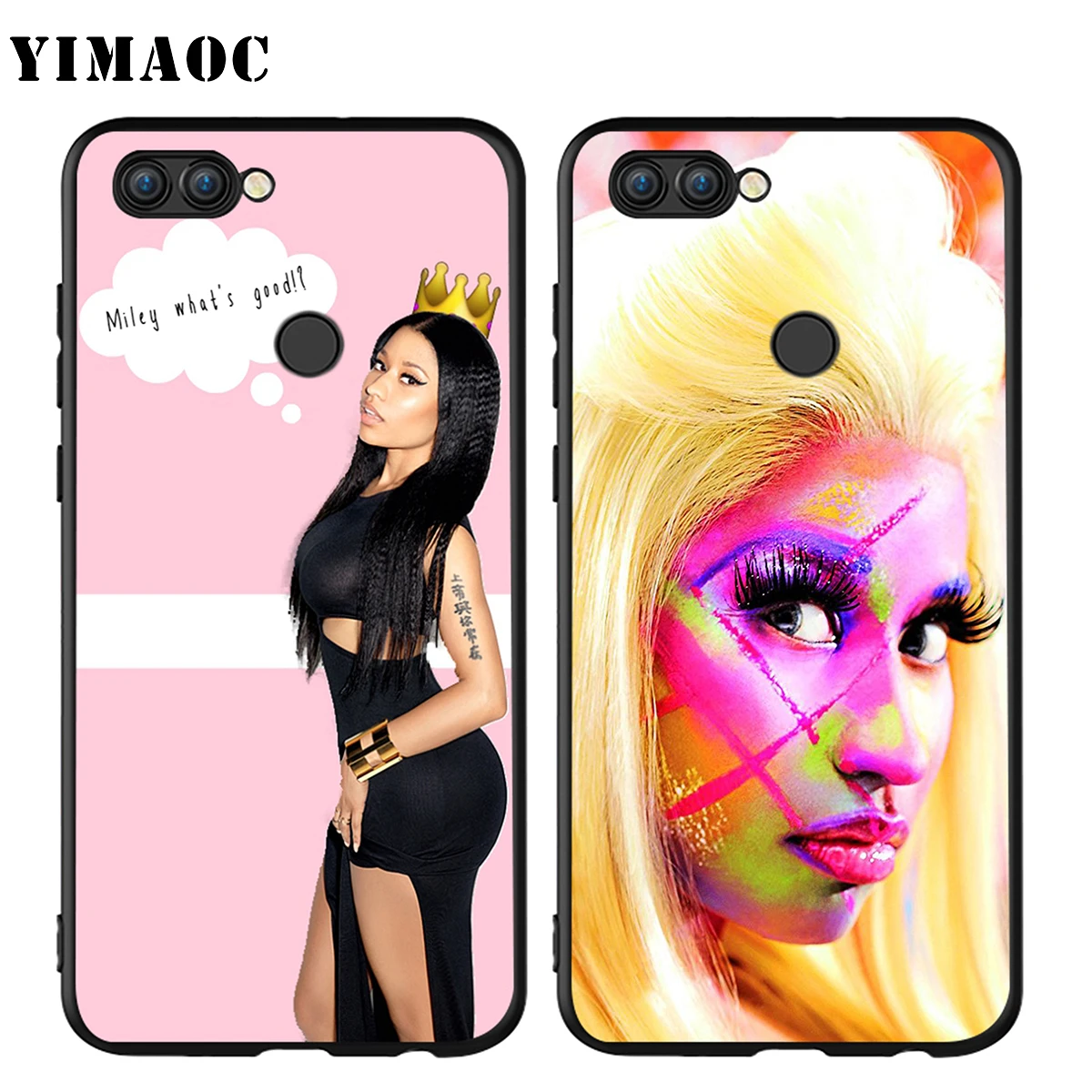 Чехол YIMAOC Nicki Minaj Face Girl Для Huawei Mate 10 P8 P9 P10 P20 P30 P Smart Lite Pro Mini 2017 | Мобильные телефоны и
