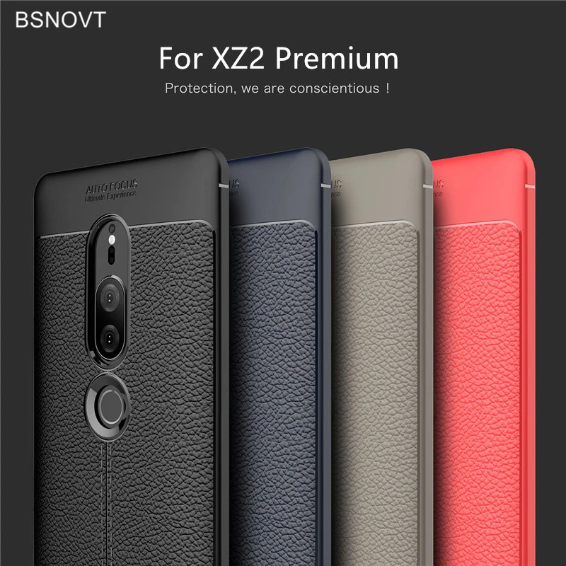 Для Sony Xperia XZ2 Премиум чехол мягкий силиконовый PU кожаный для 5 8&quot|Бамперы| |