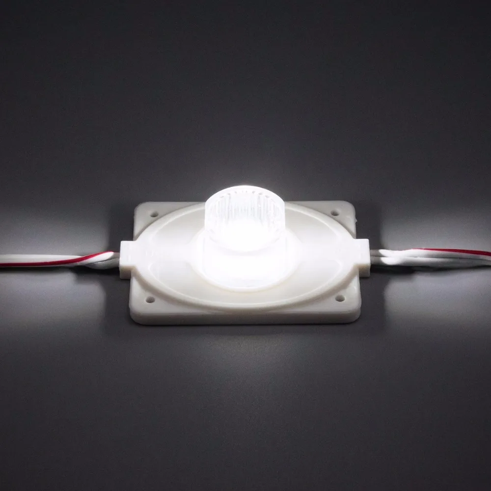 3.0W Edge Light LED Modules with Lens for Double Side Box White DC12V 20pcs/Pack Waterproof IP65 Tape Adhesive ST211 | Лампы и