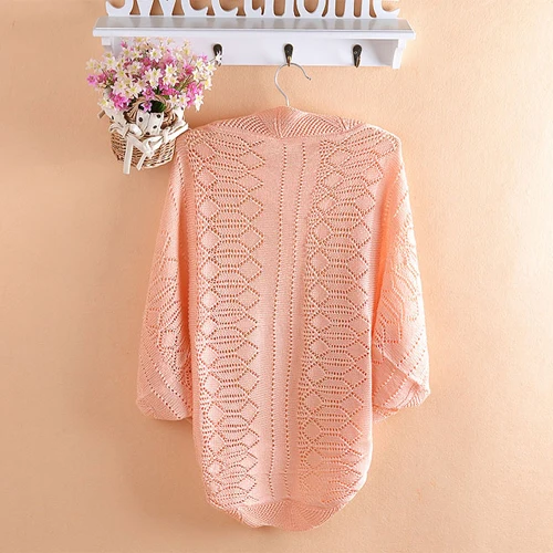 Новинка кардиган с пышными рукавами вязаные топы свитер верхняя одежда Дымчатая