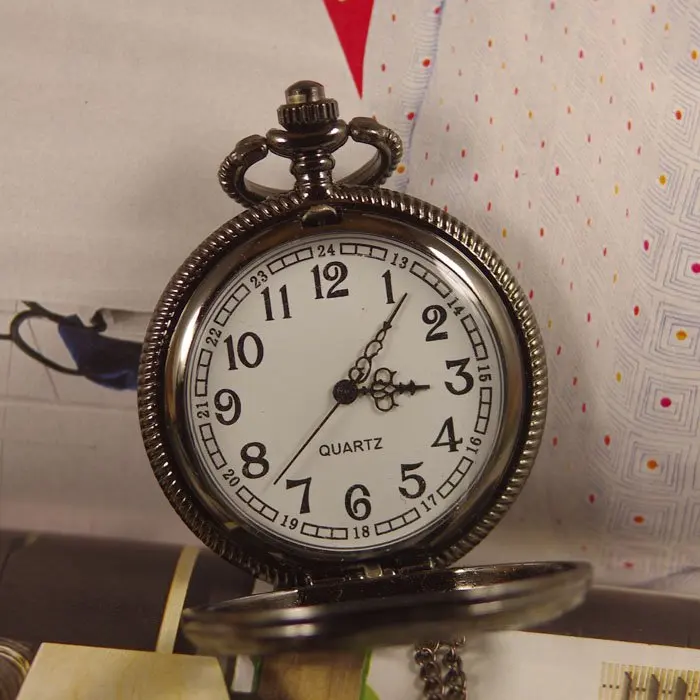 Часы wp033 с цепочкой для мужчин и женщин карманные часы в стальном стиле